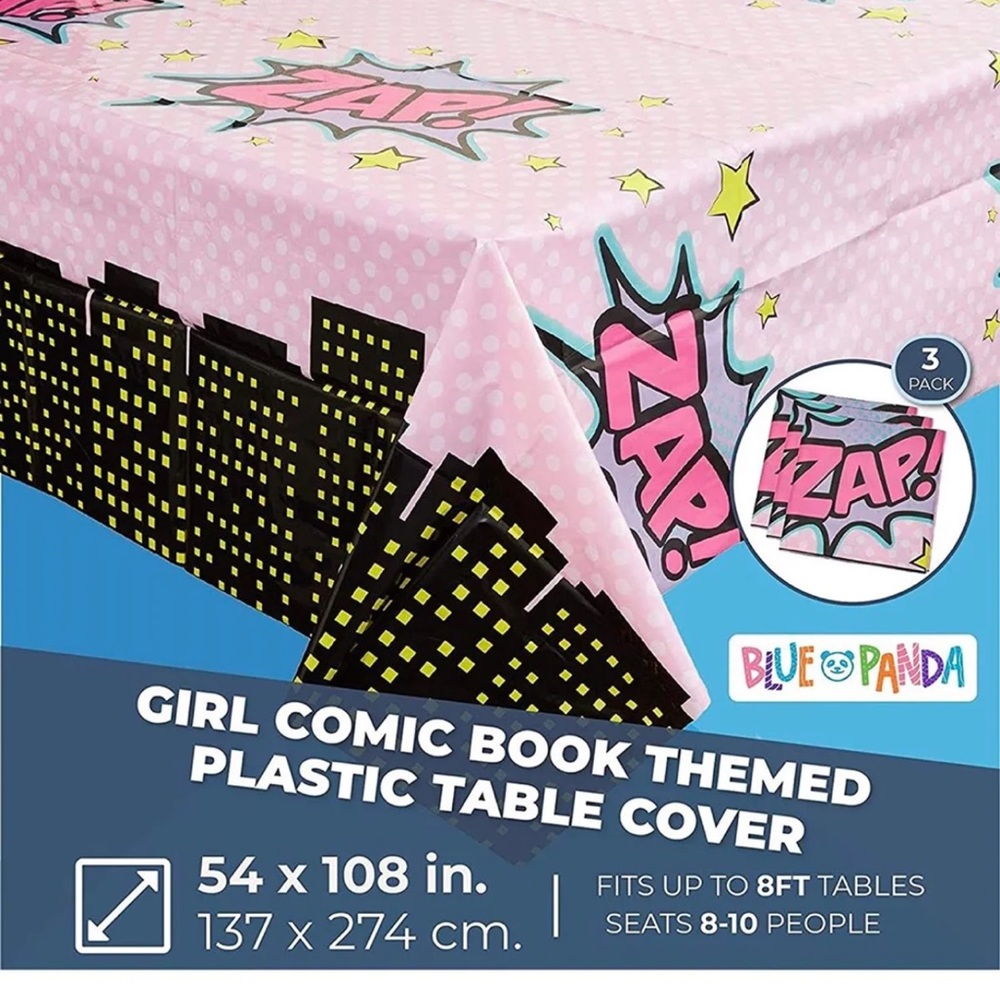 Girl Comic Table Covers